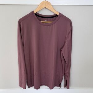 All in Motion Men's Plum Long Sleeve Shirt